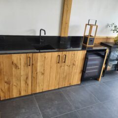 Keuken in overkapping